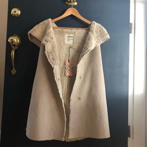 NWT Dylan by True Grit Madison Shearling Vest
